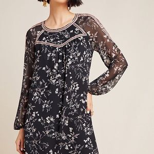 Anthropologie Daniel Rainn Estelle Floral Tunic